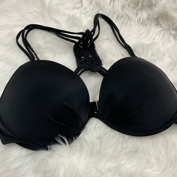 Vintage Victoria's Secret Black and Paisley Bikini Set - Picture 10 of 11